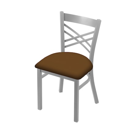 Holland Bar Stool Co 620 Catalina 18" Chair with Anodized Nickel Finish and Canter Thatch Seat 62018AN001